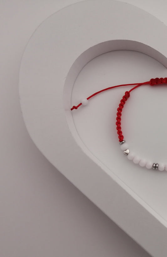 Bracelet jade message "Te iubesc"