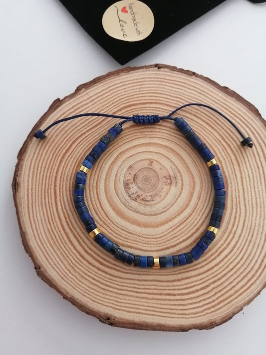 Bracelet réglable Lapis Lazuli