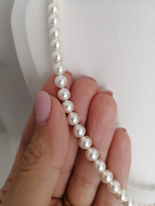 6mm Swarovski pearl necklace