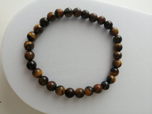 Bracelet Oeil de tigre 6mm