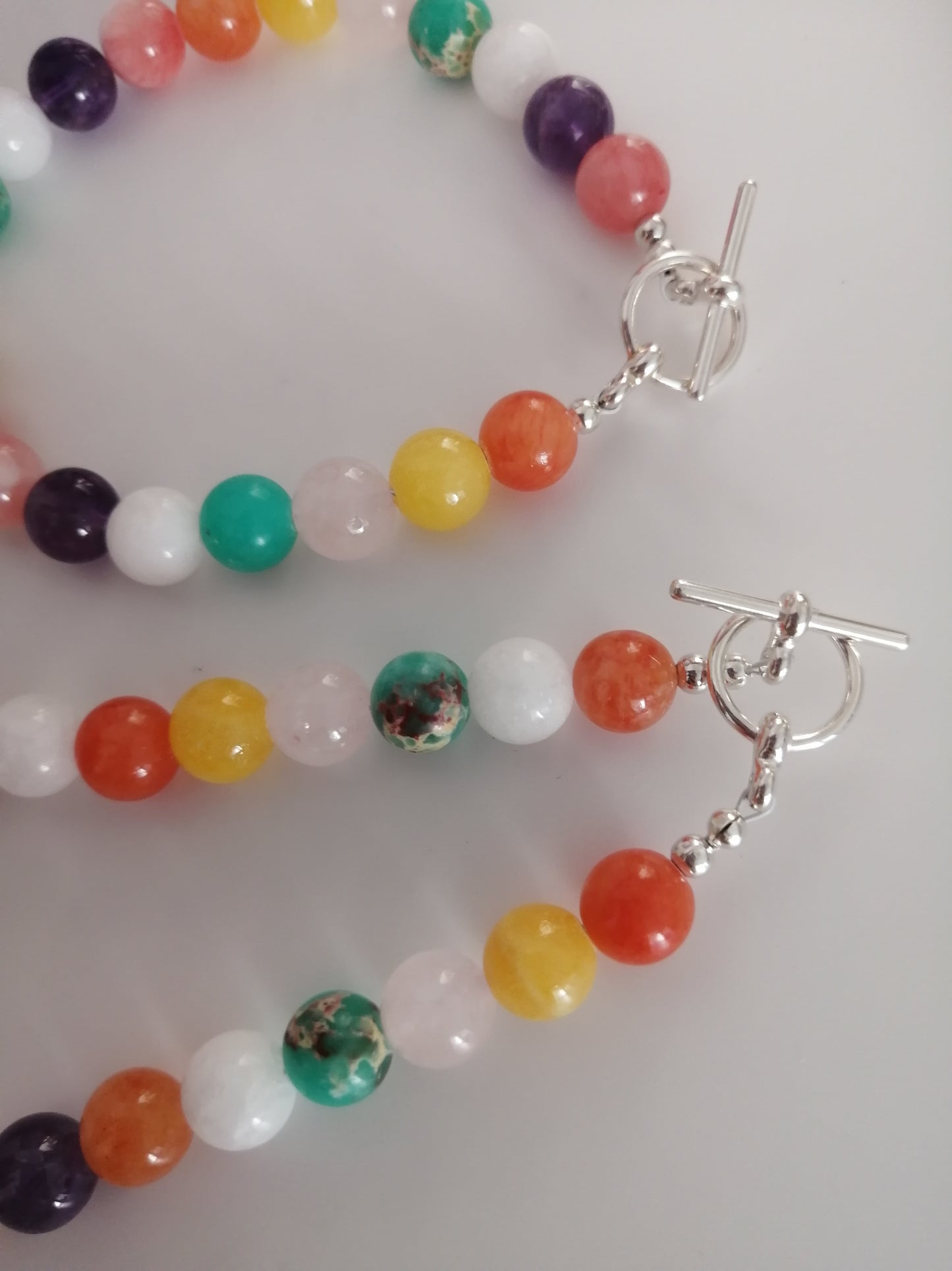 B&B Set Jade rose 8mm