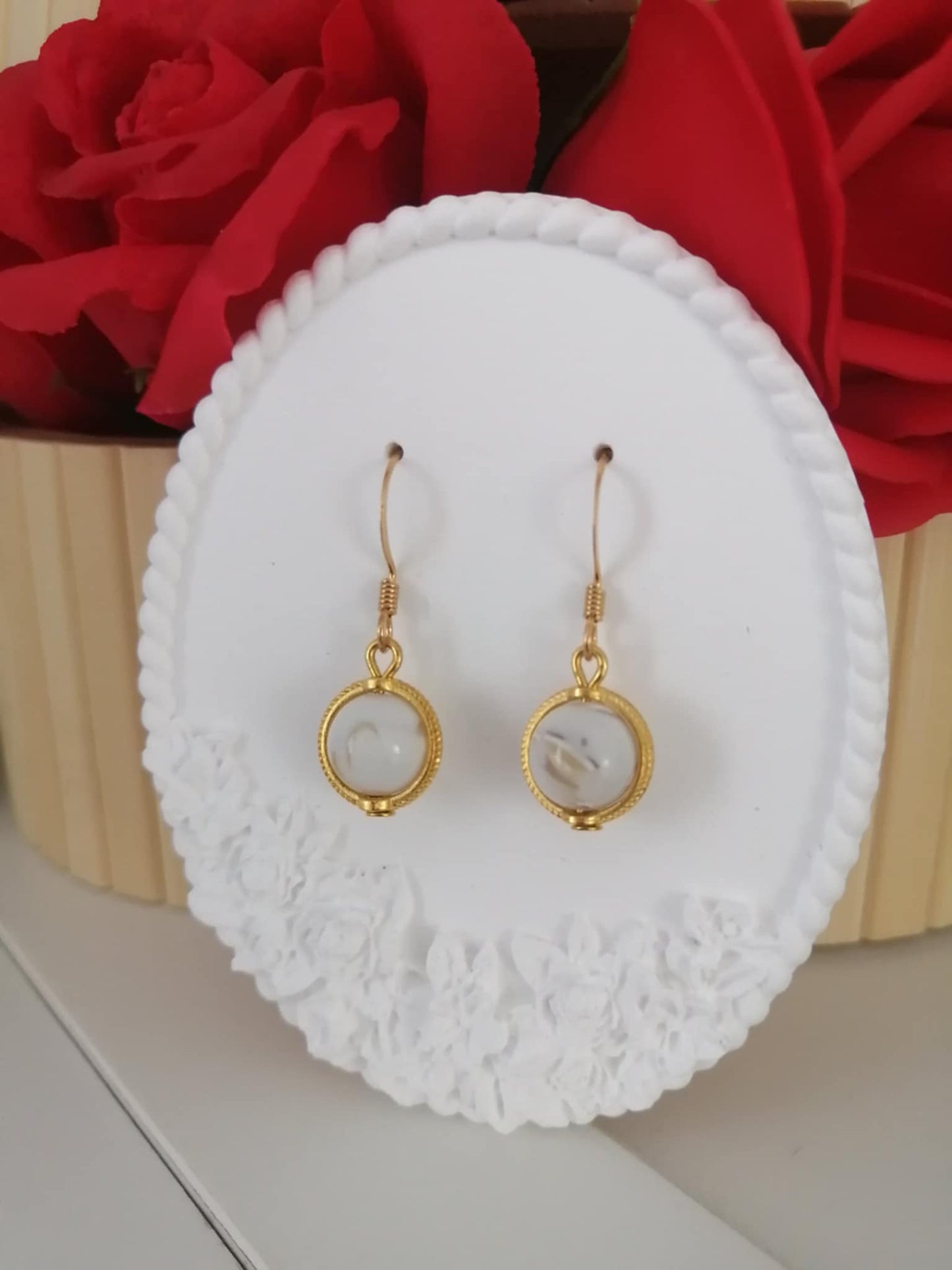 Set Soleil bracelet et boucles d'oreilles magnésite