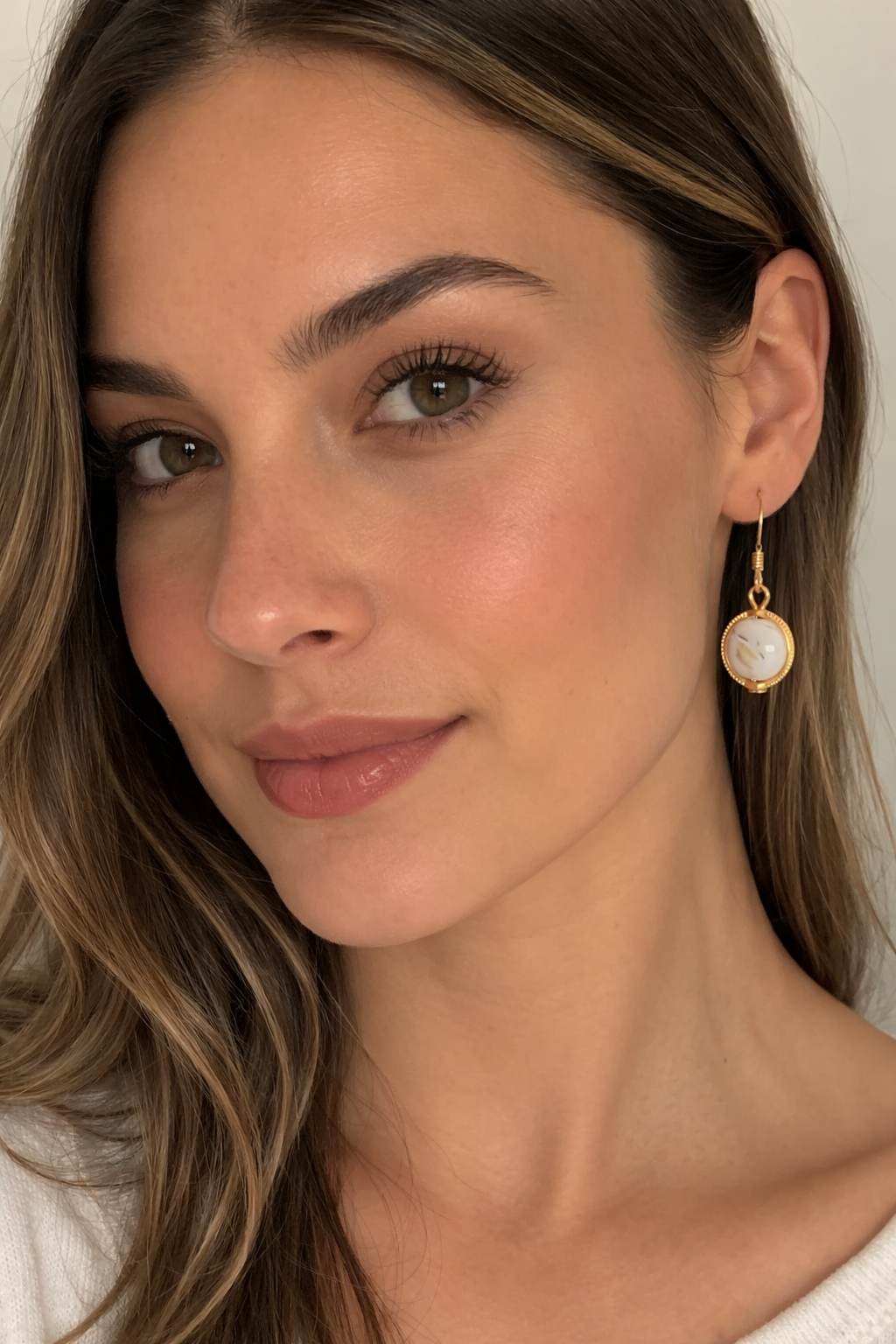 Set Soleil bracelet et boucles d'oreilles magnésite