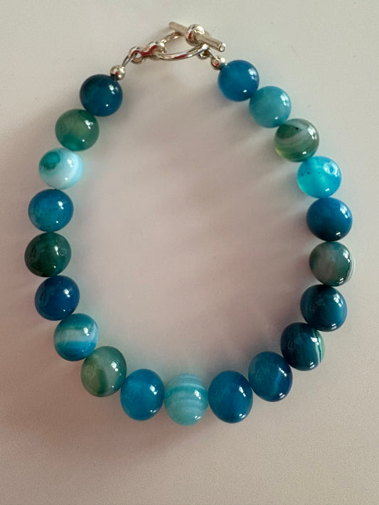 8mm Tree Agate Bracelet