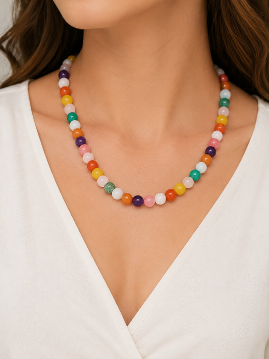 B&amp;B Set Jade rose 8mm