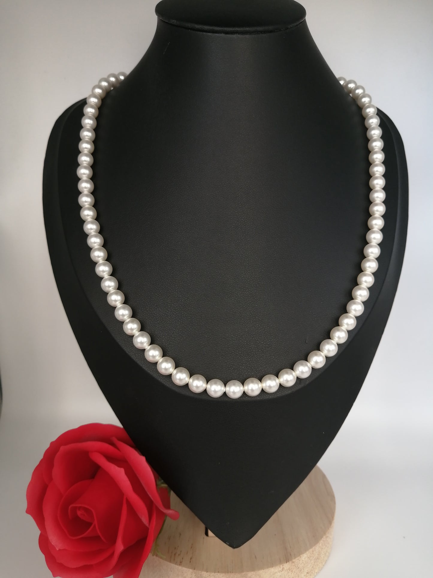 Collier de perles Swarovski 6mm