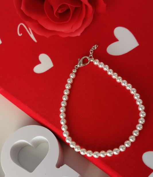 Bracelet en perles Swarovki 4mm