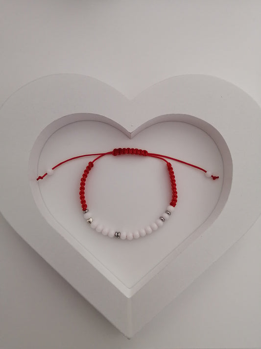 Bracelet jade message "Te iubesc"