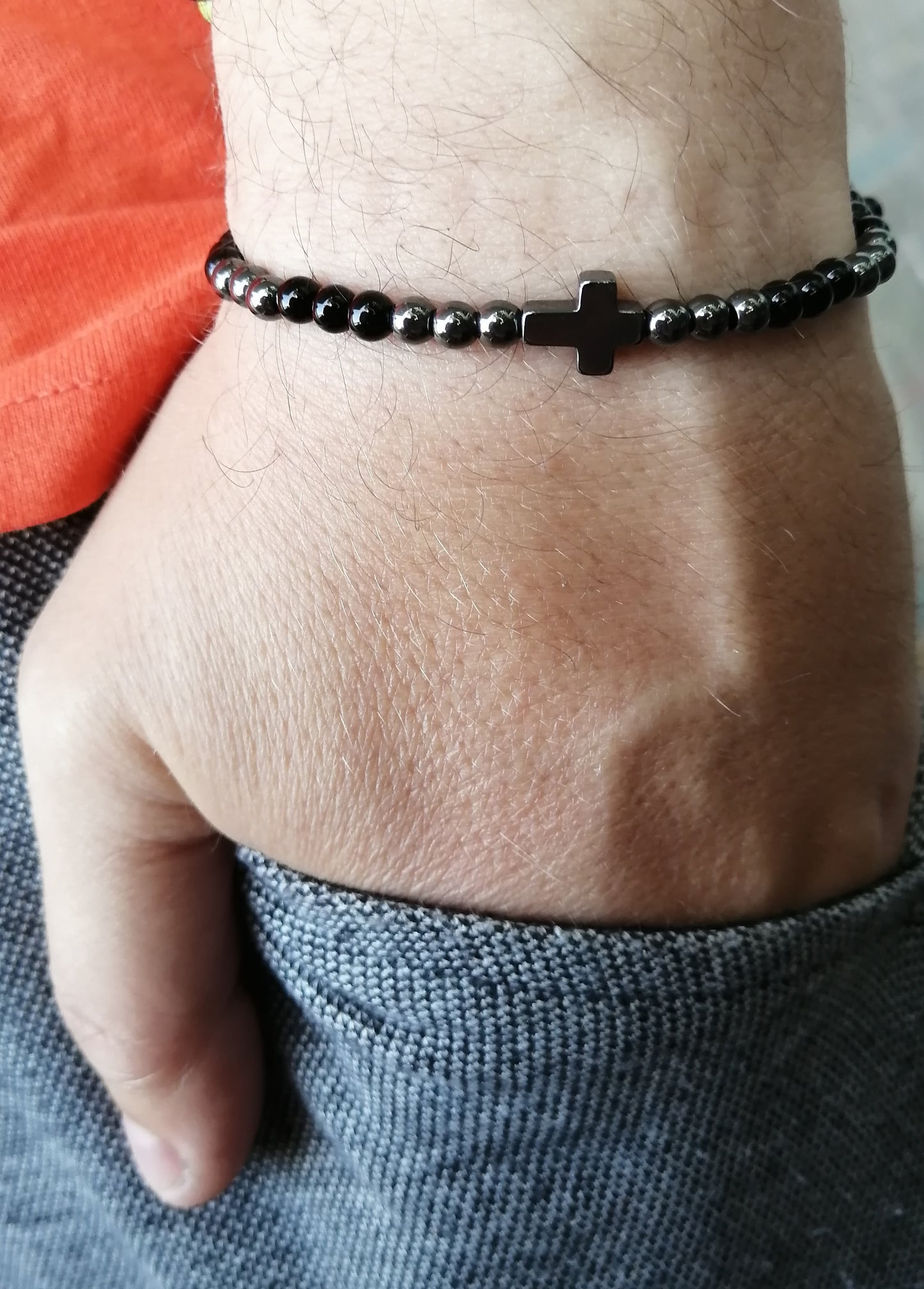 Duo cross bracelet