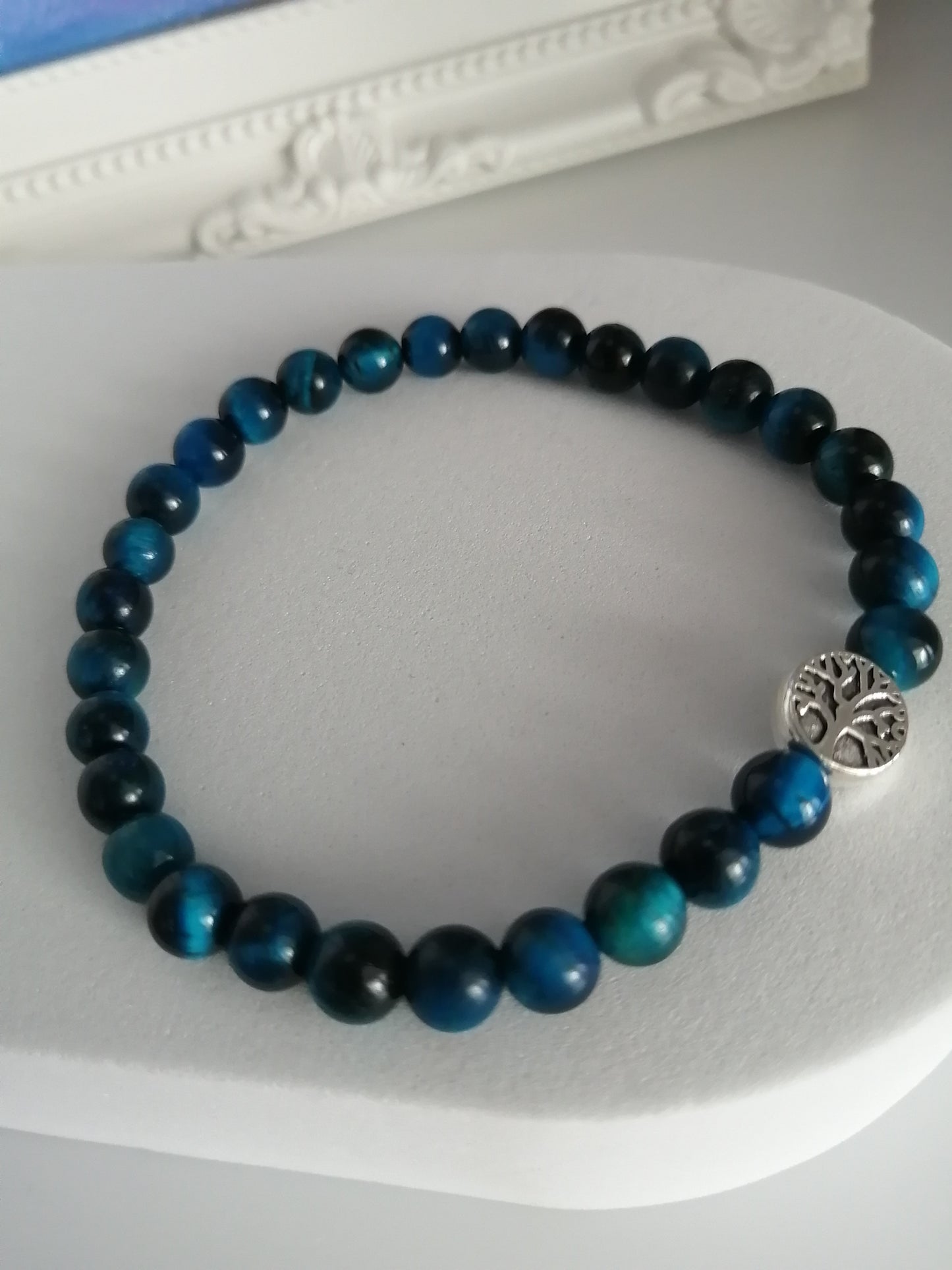 Tijgeroog Levensboom Armband