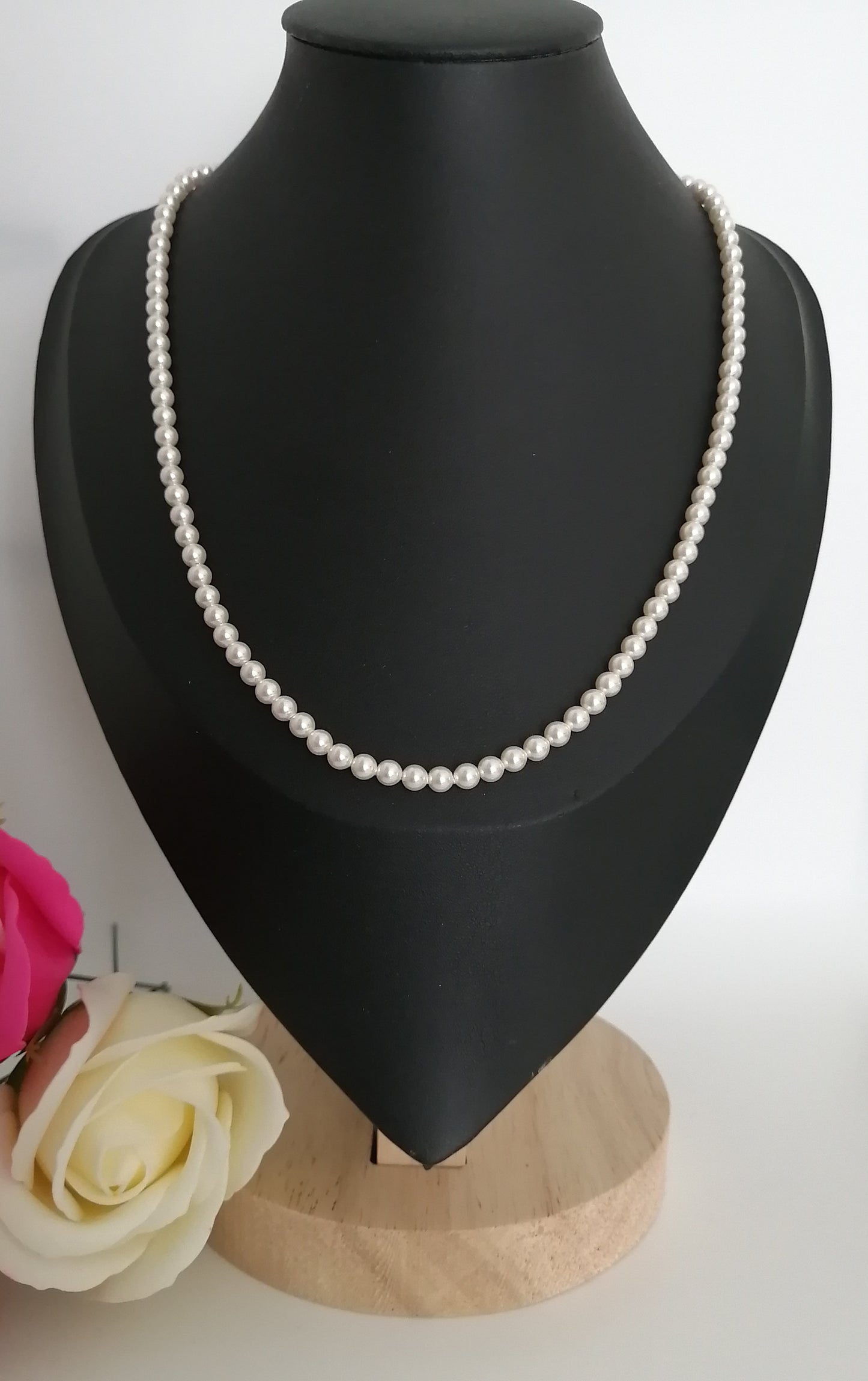 Collier de perles Swarovski 4mm