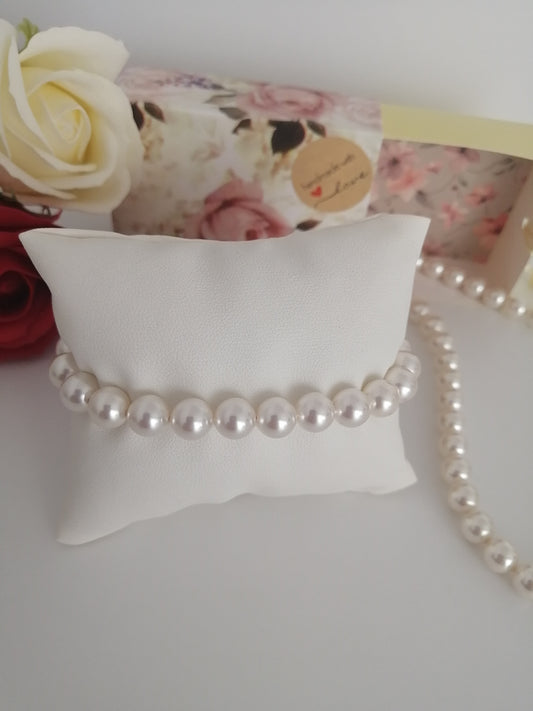 Bracelet en perles Swarovki 8mm
