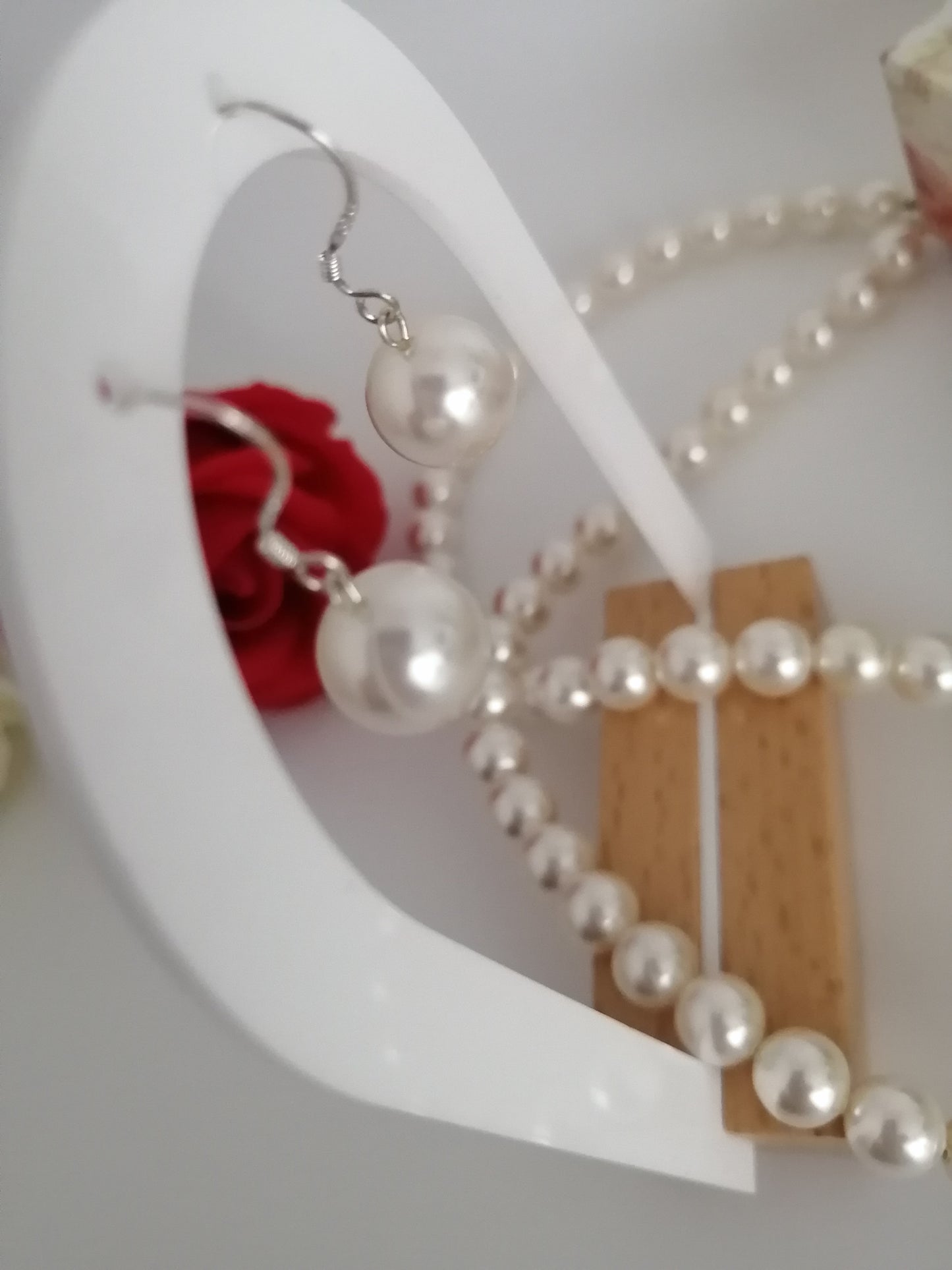 Boucles d'oreilles en perles Swarovski 10mm Lady