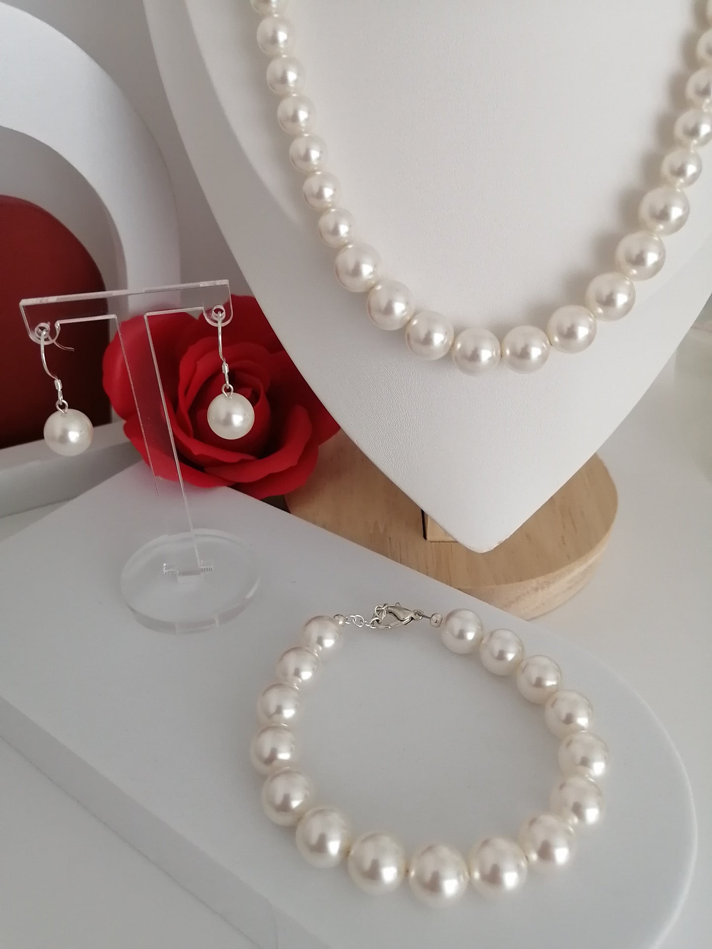 Bracelet en perles Swarovki Lady 10mm