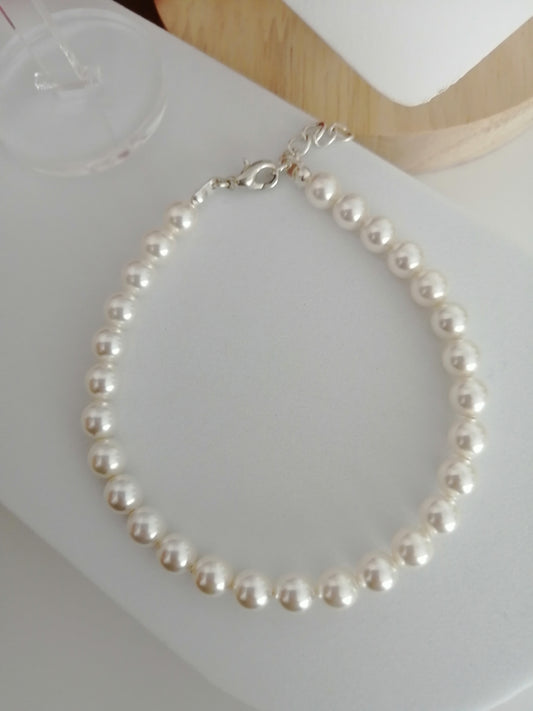 Bracelet en perles Swarovki 6mm
