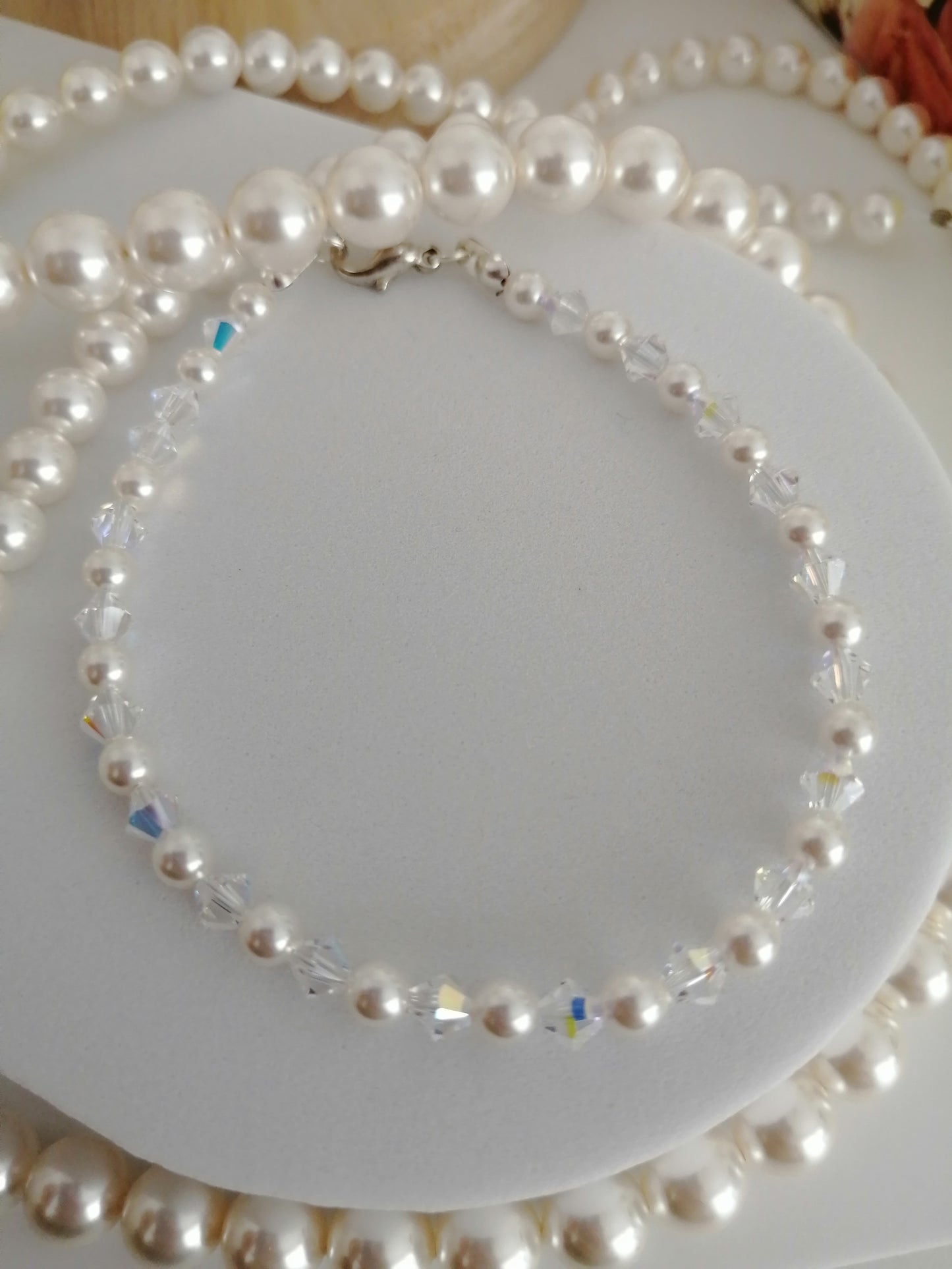 Bracelet en perles et cristaux Swarovski 4mm