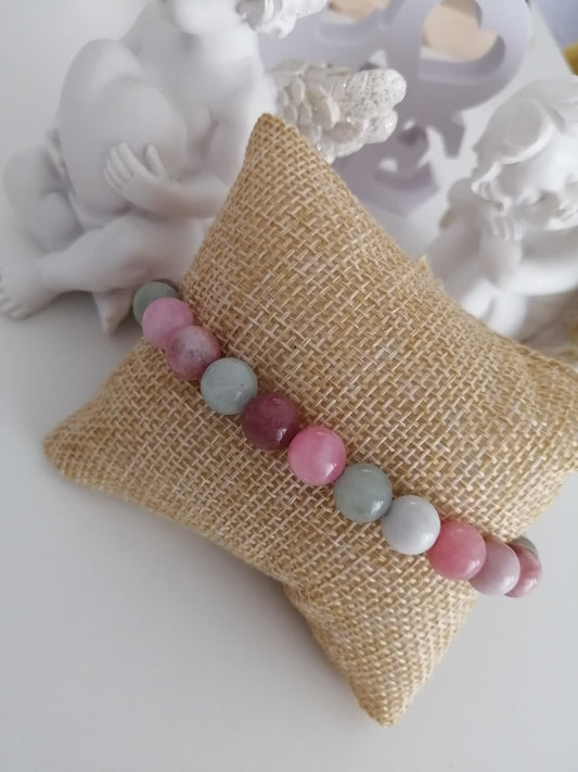 Bracelet Jade coloré 8mm