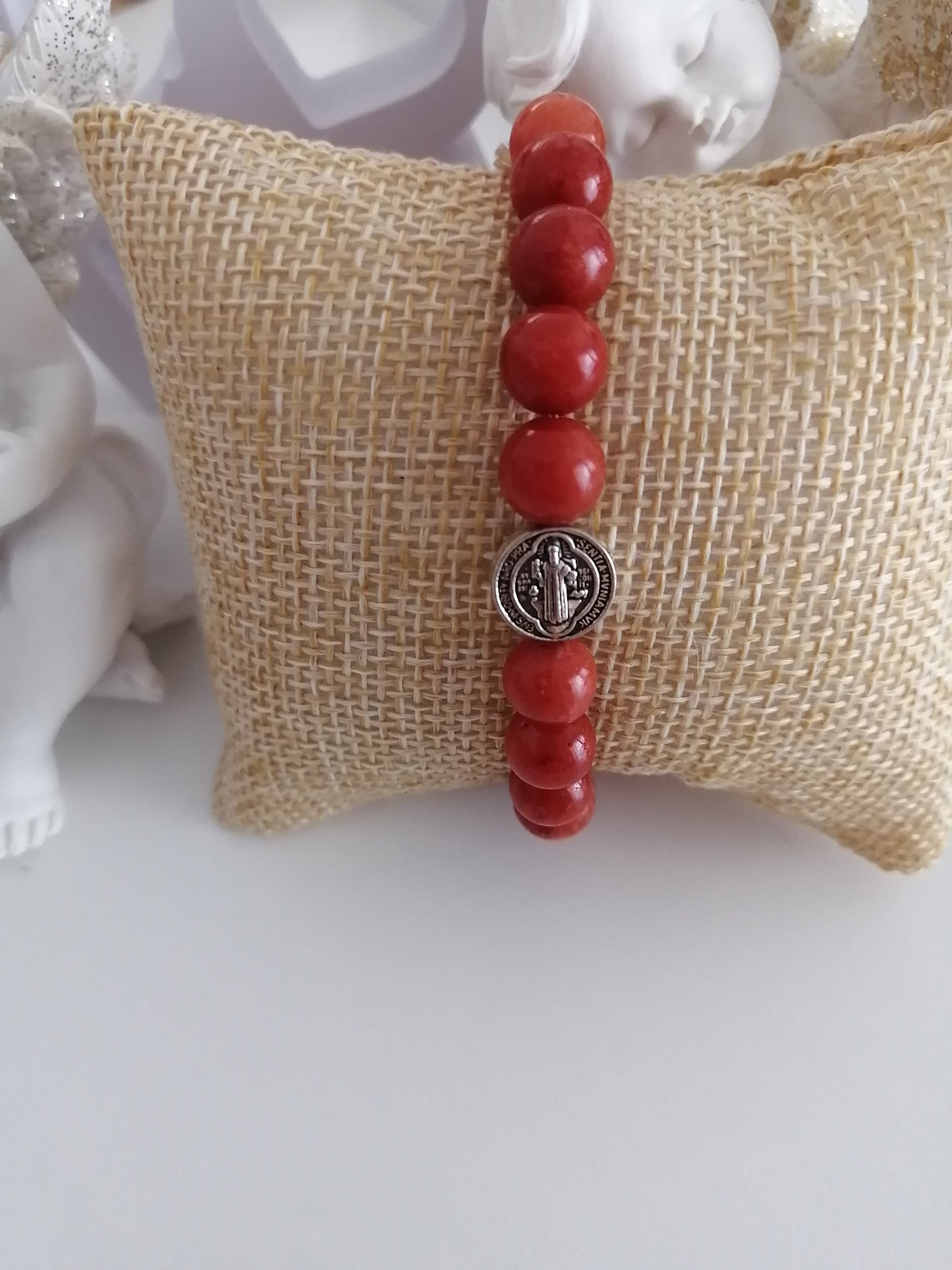 Jade Sun Stone Bracelet 8mm