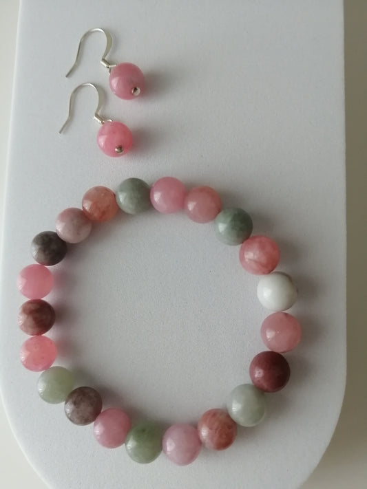 Set B&B Jade coloré 8mm