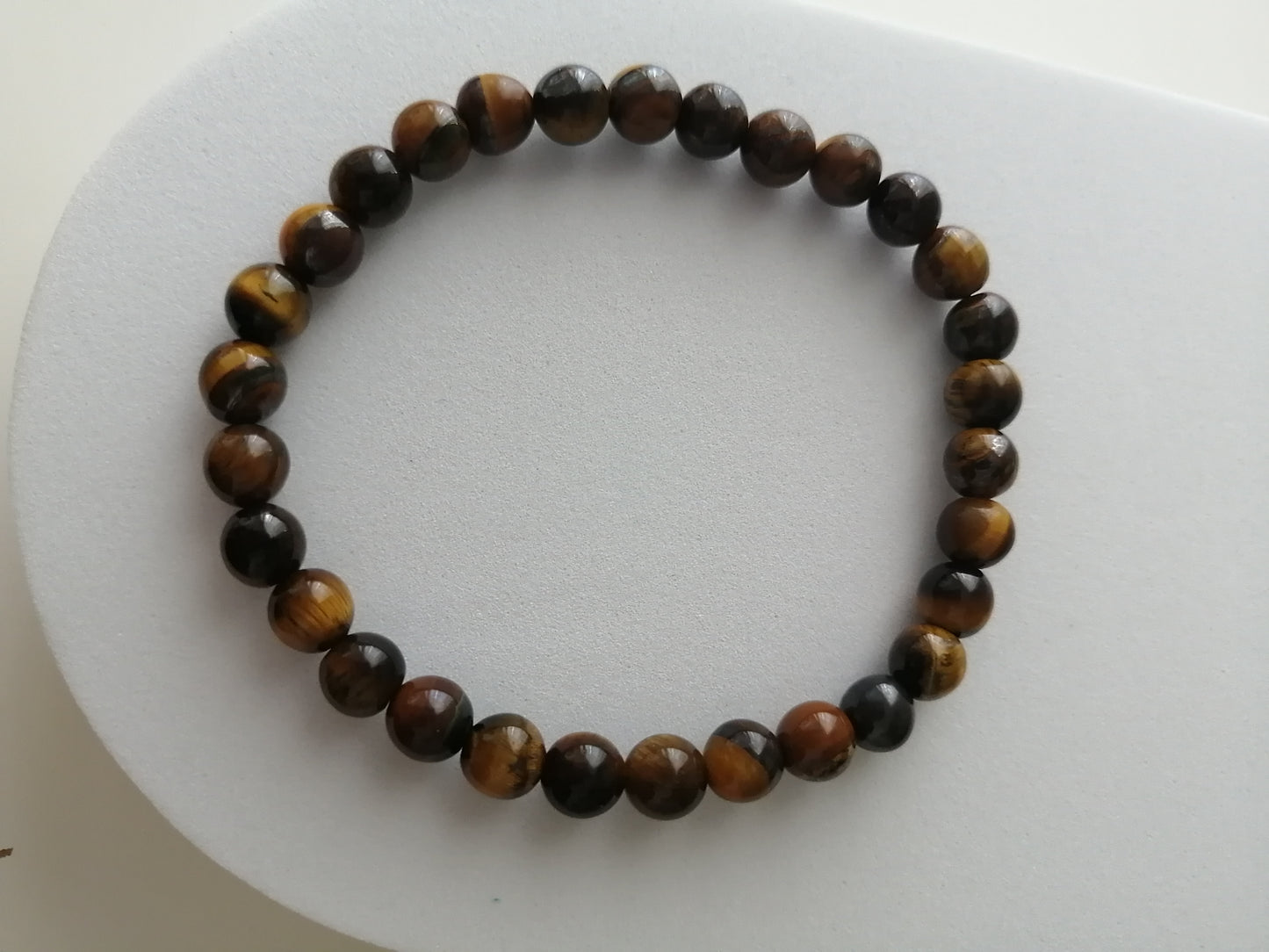 6 mm tijgeroog armband