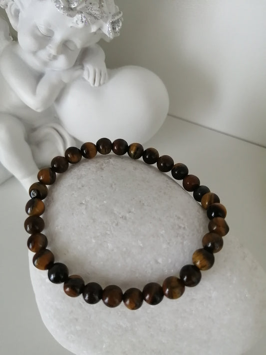 Bracelet Oeil de tigre 6mm
