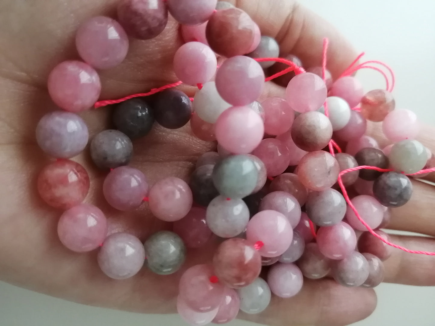 B&amp;B Set Jade roos 8mm