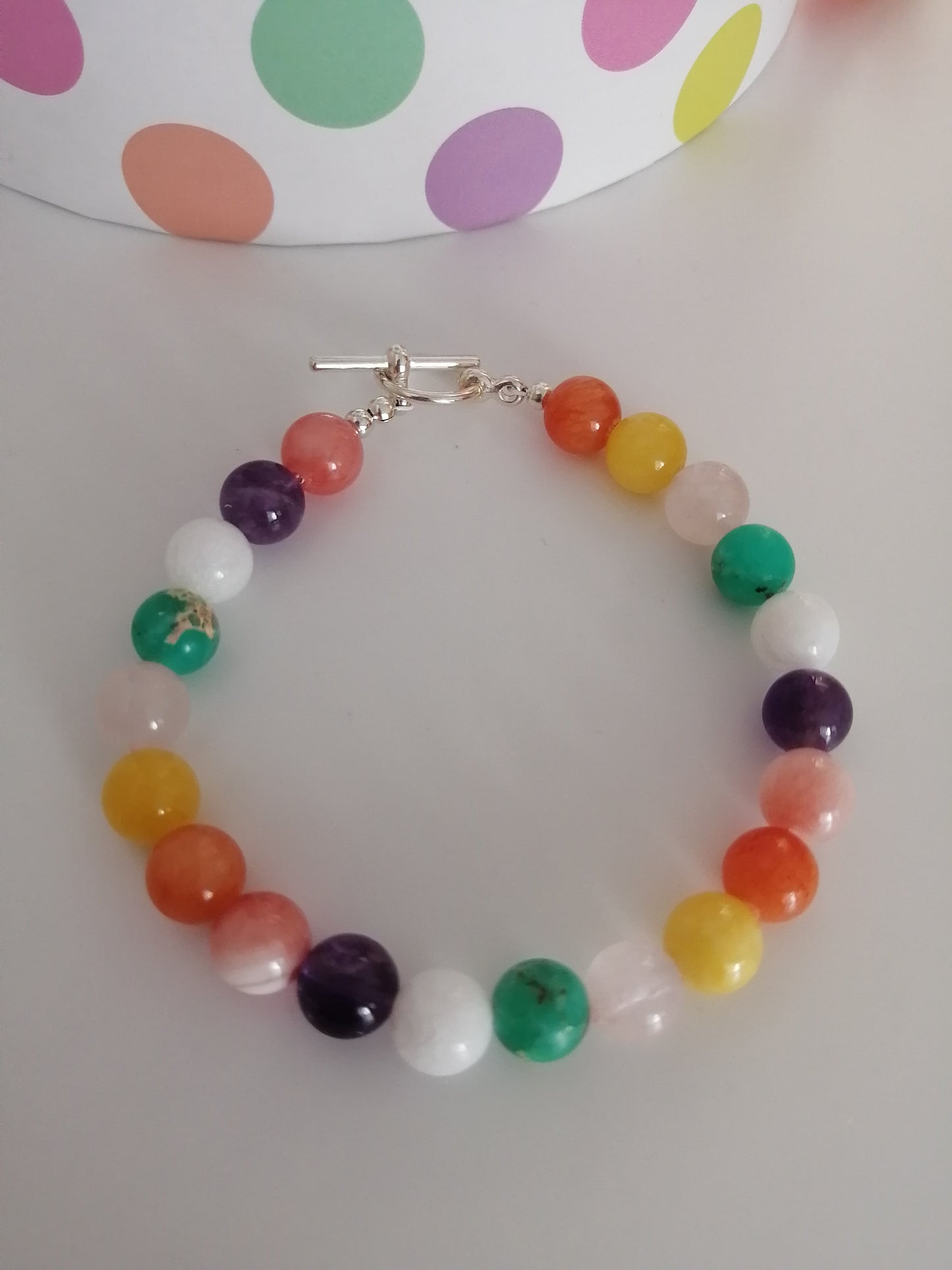 B&amp;B Set Jade rose 8mm