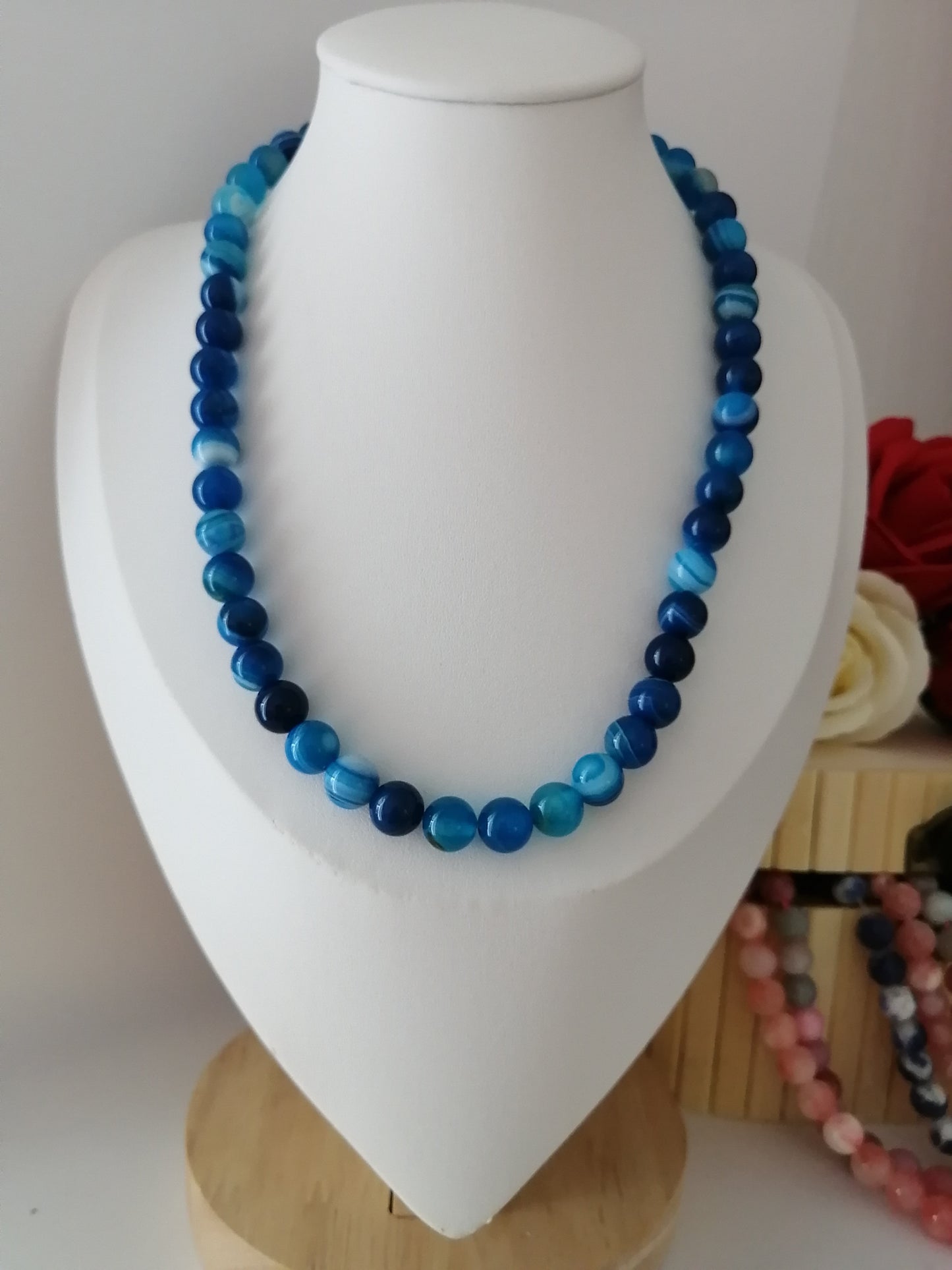 8mm Tree Agate Bracelet