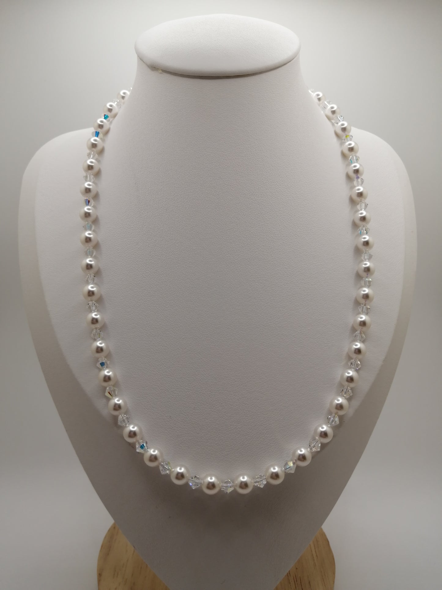 4mm Swarovski pearl necklace