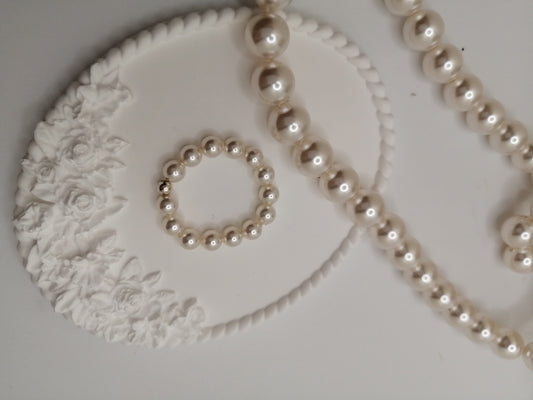 Bague en perles Swarovski