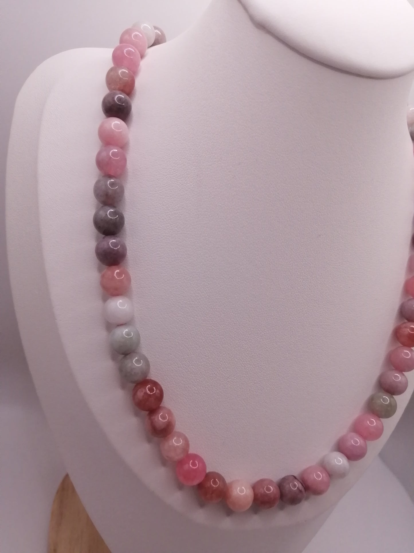 B&amp;B Set Jade roos 8mm