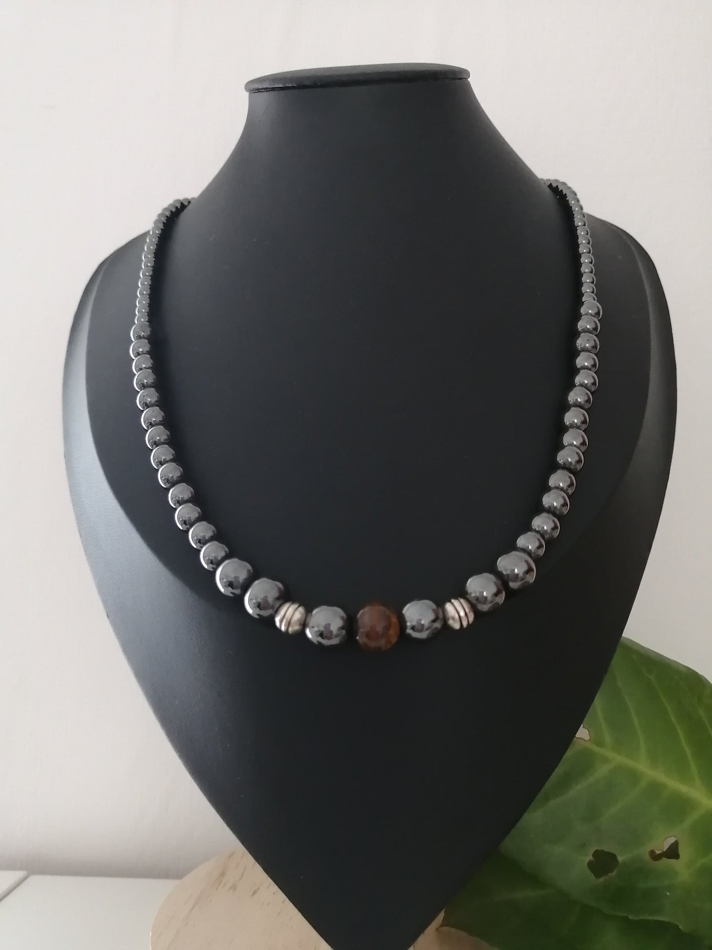 Hematite hexagon bracelet