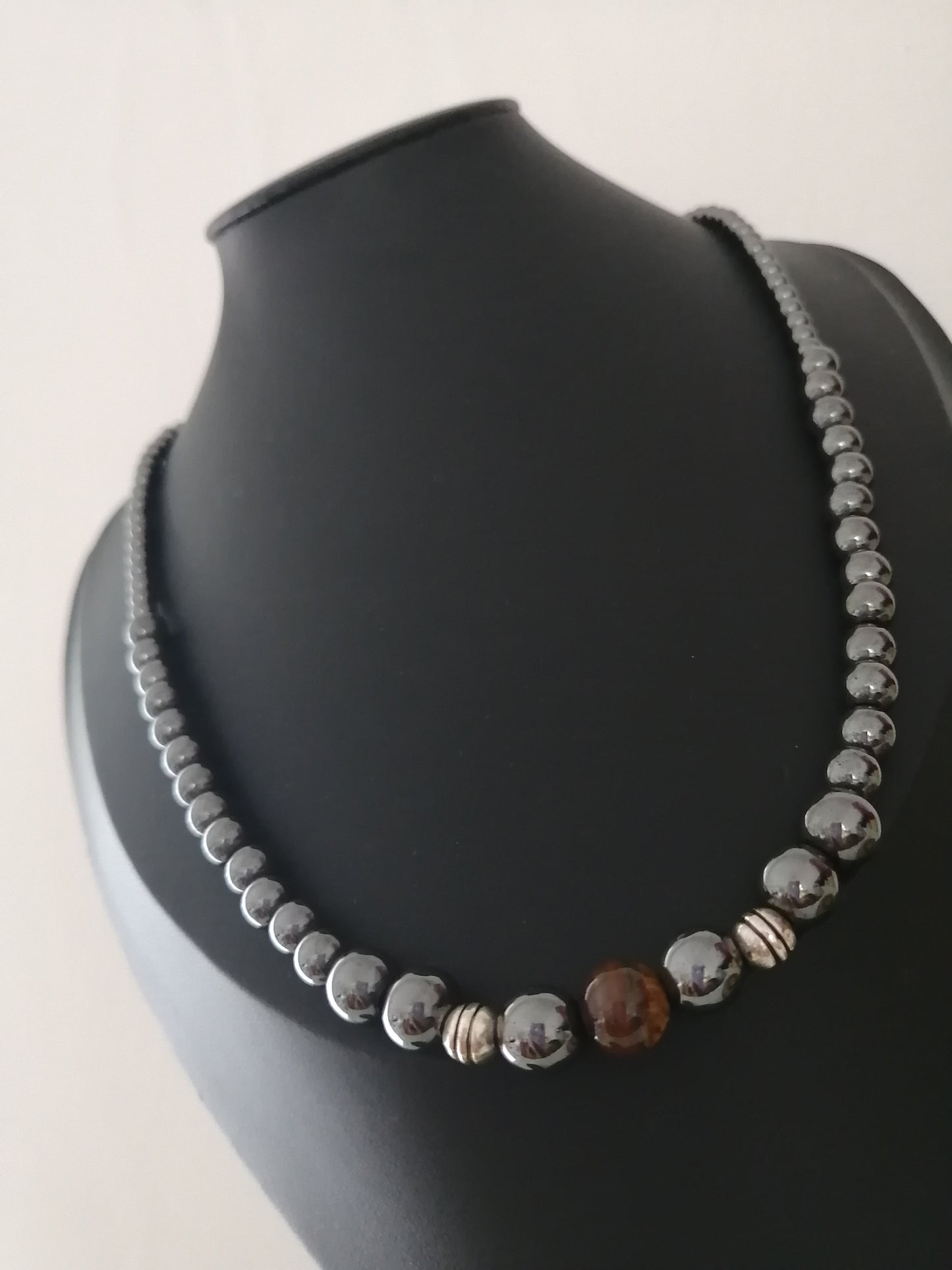 Hematite hexagon bracelet