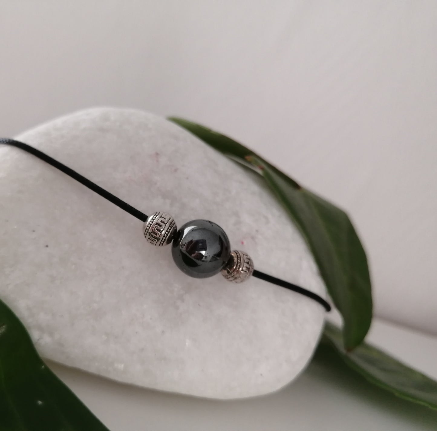 Hematite hexagon bracelet