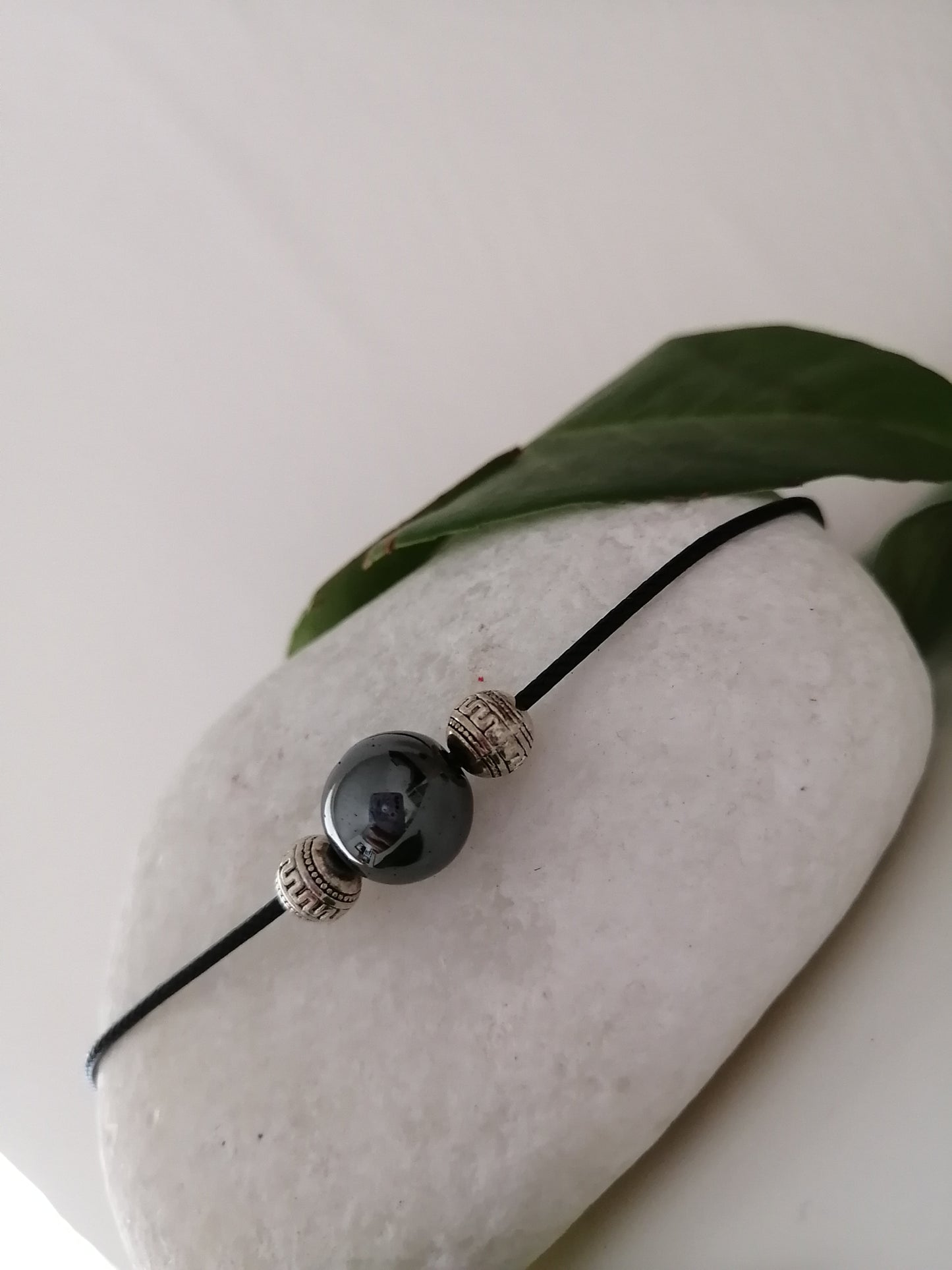 Hematite hexagon bracelet