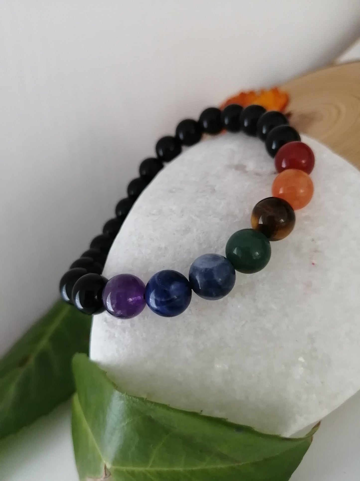 B&amp;B Set Jade roos 8mm