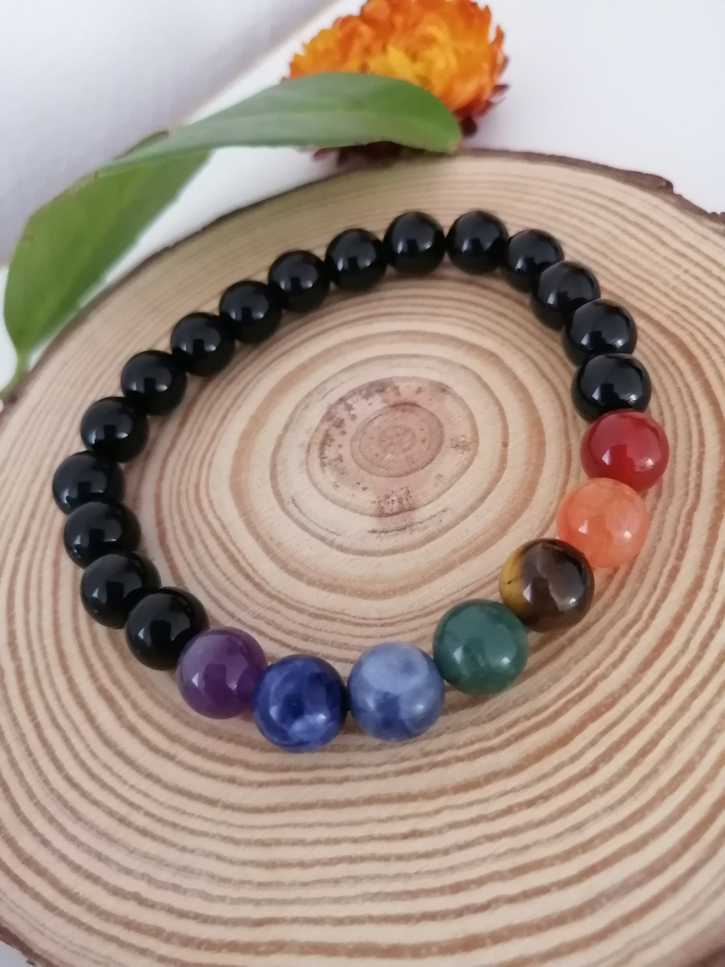 B&amp;B Set Jade roos 8mm