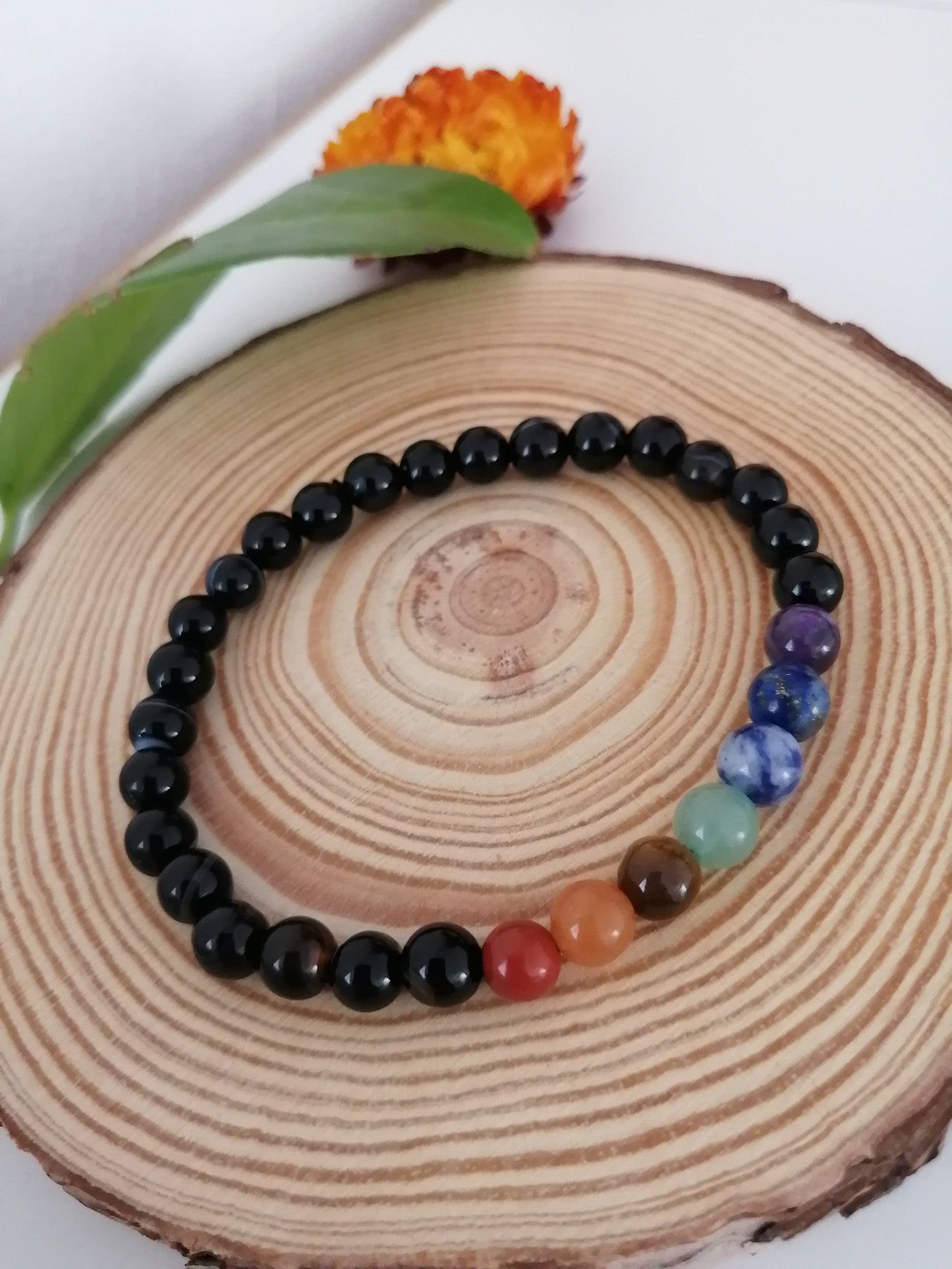 B&amp;B Set Jade roos 8mm