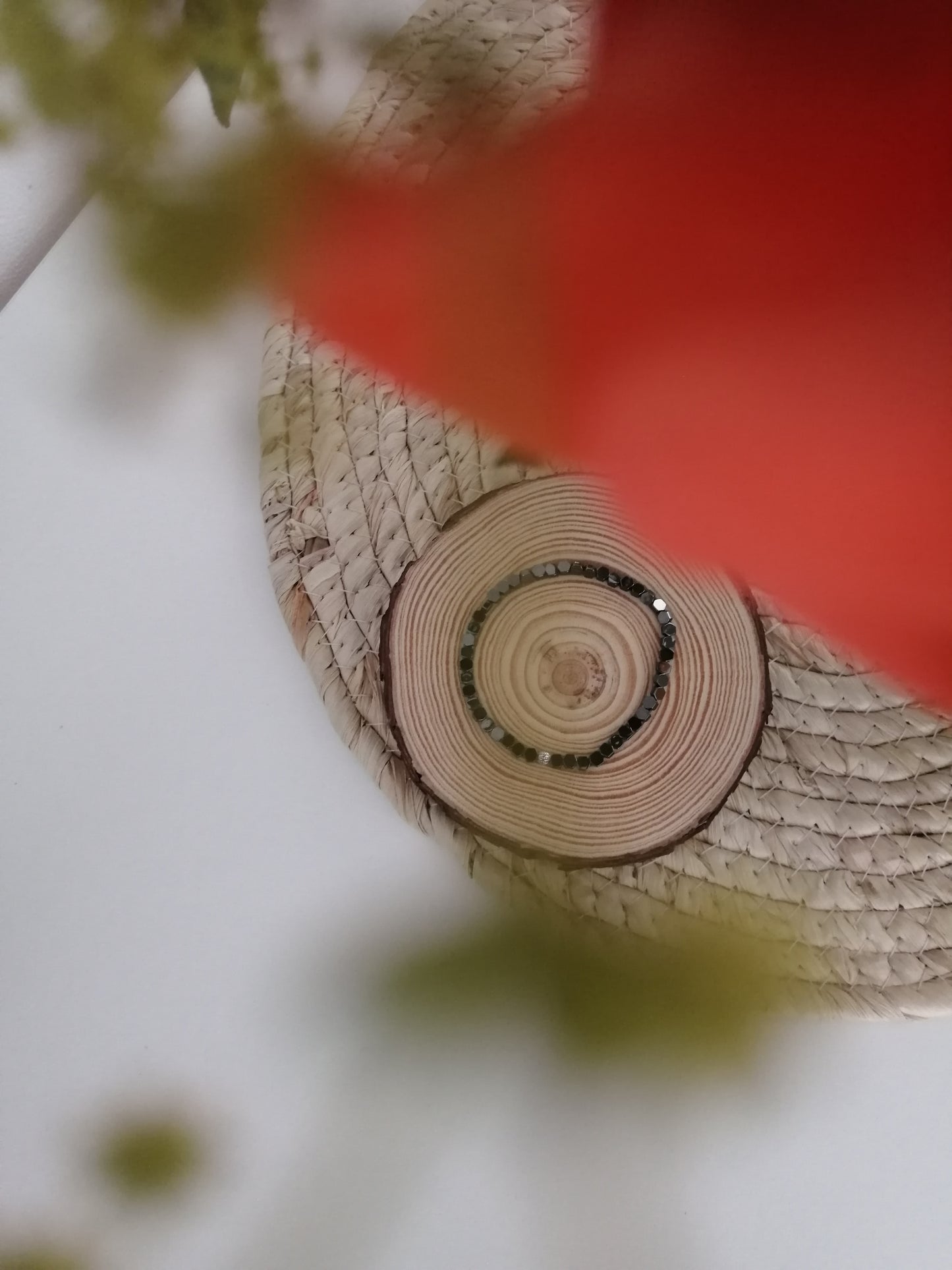 Hematiet hexagon armband