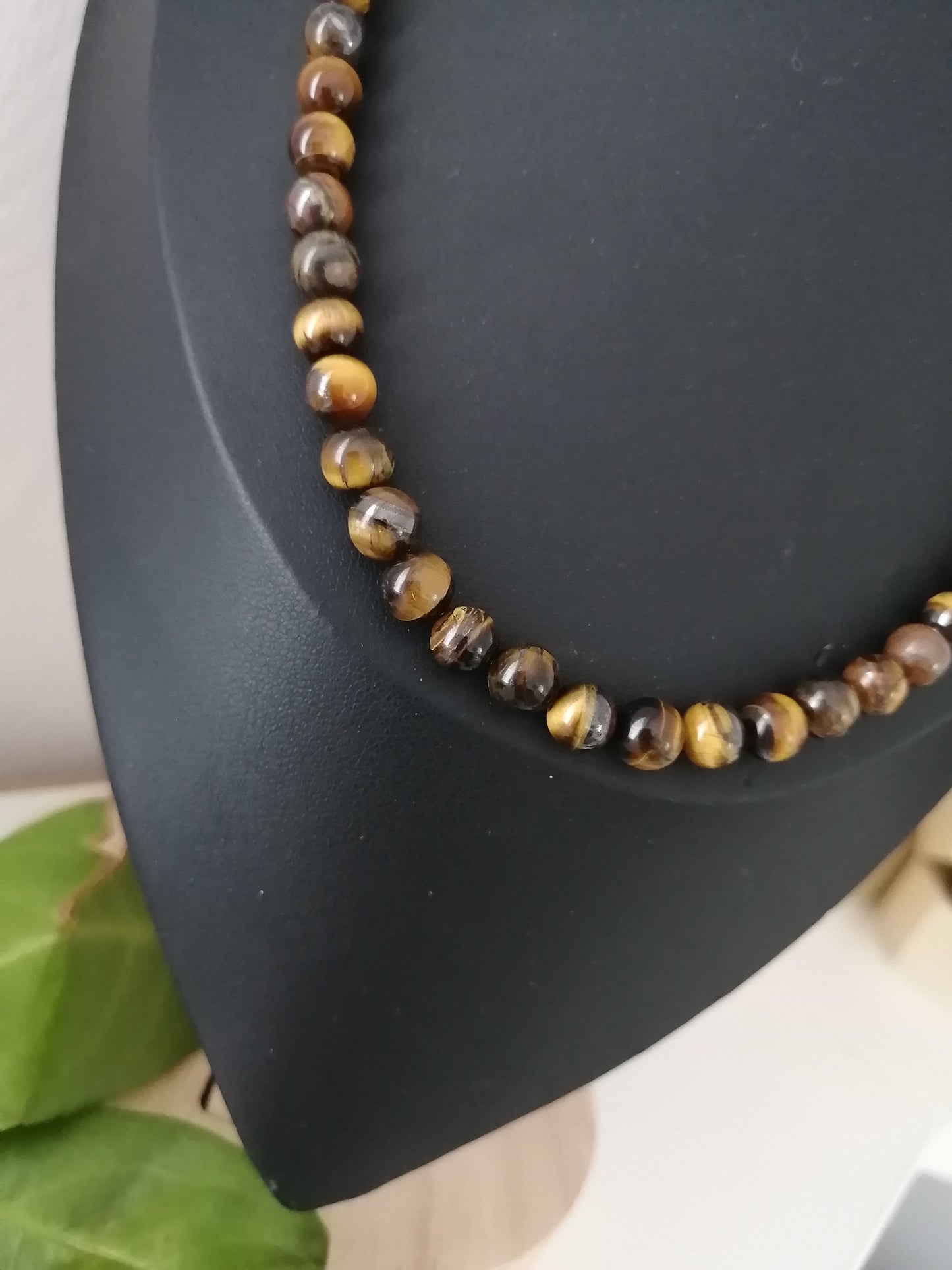6mm Tiger Eye Bracelet
