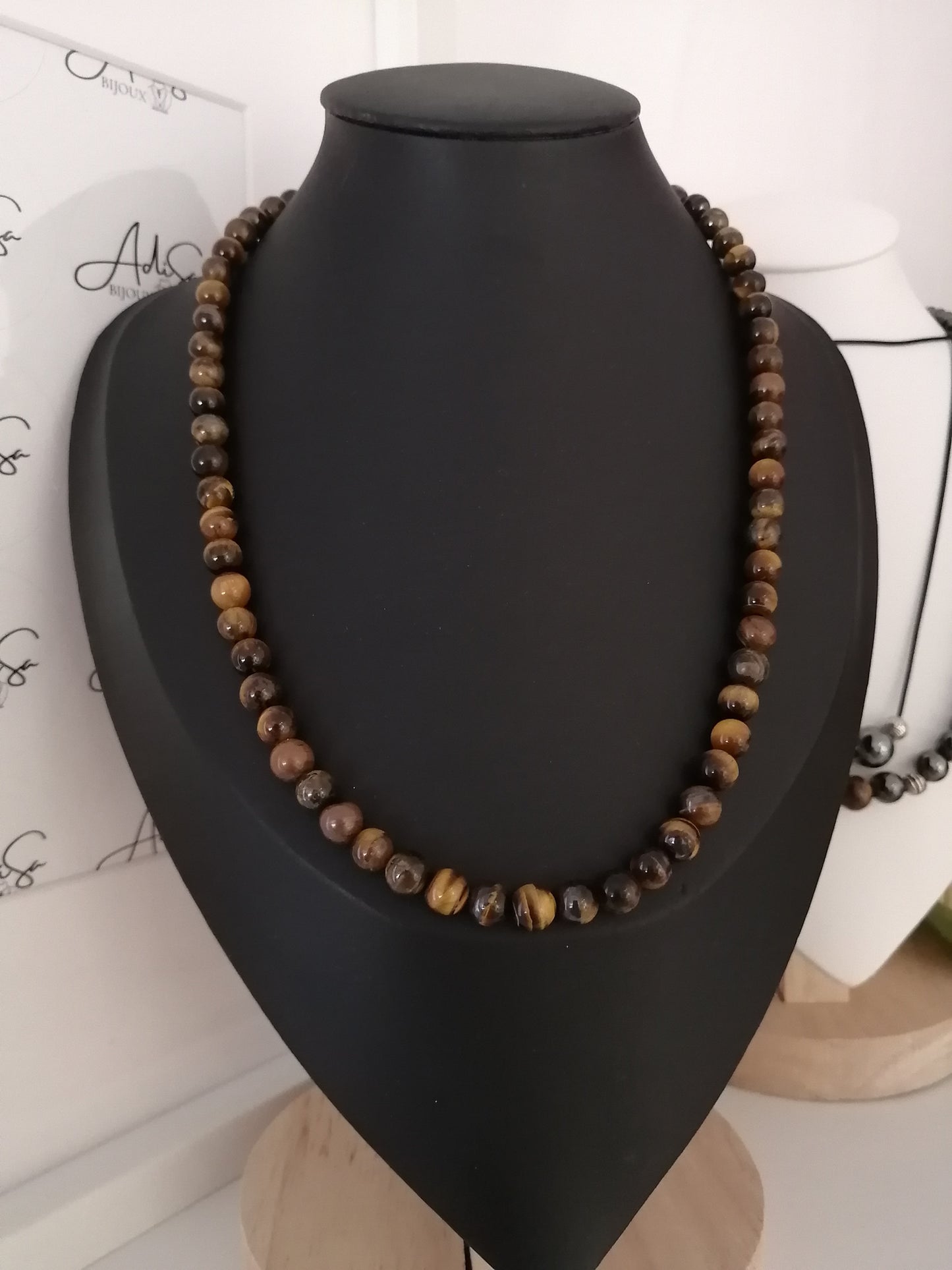 6mm Tiger Eye Bracelet