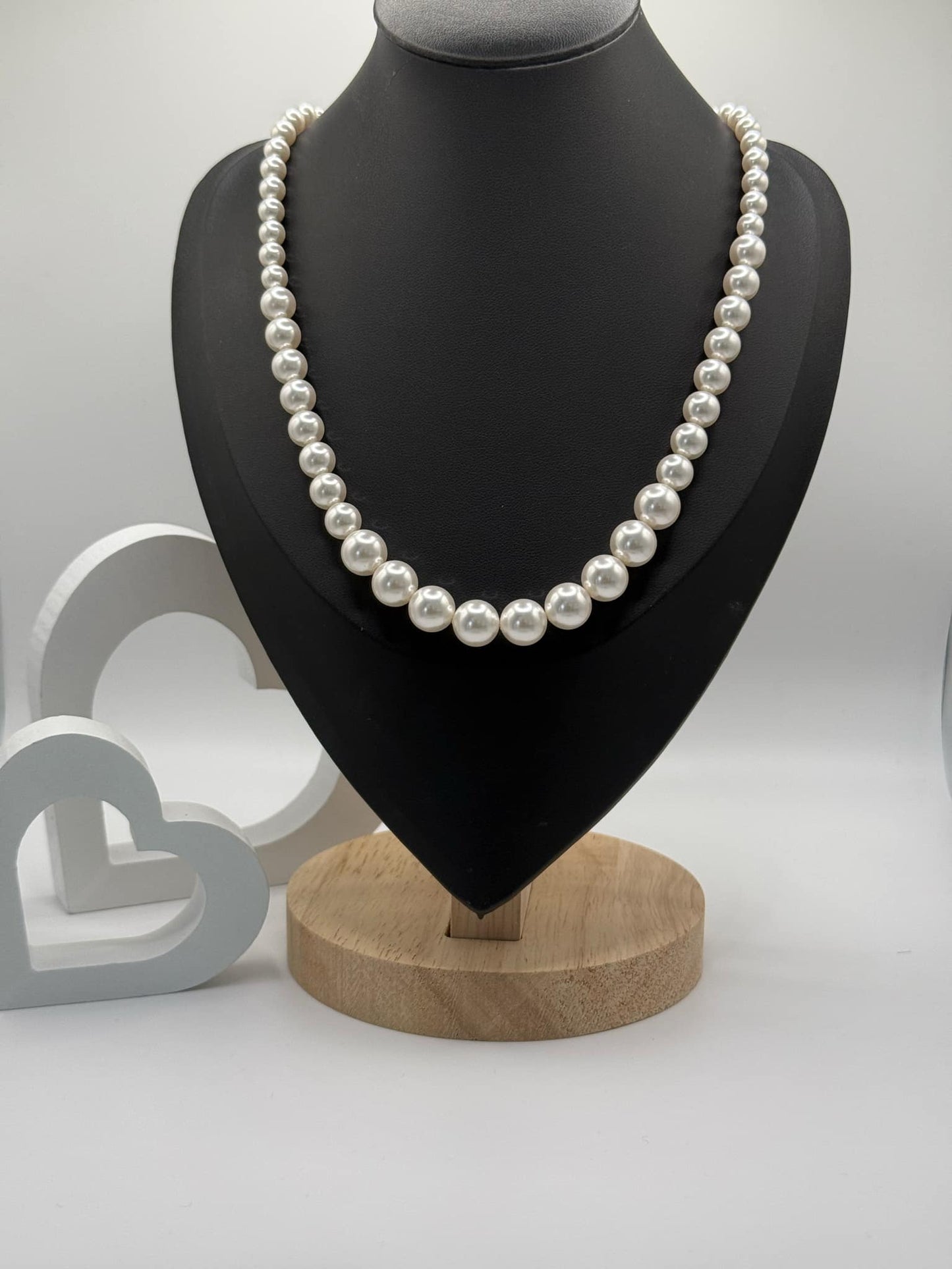 Collier de perles Swarovski dégradées