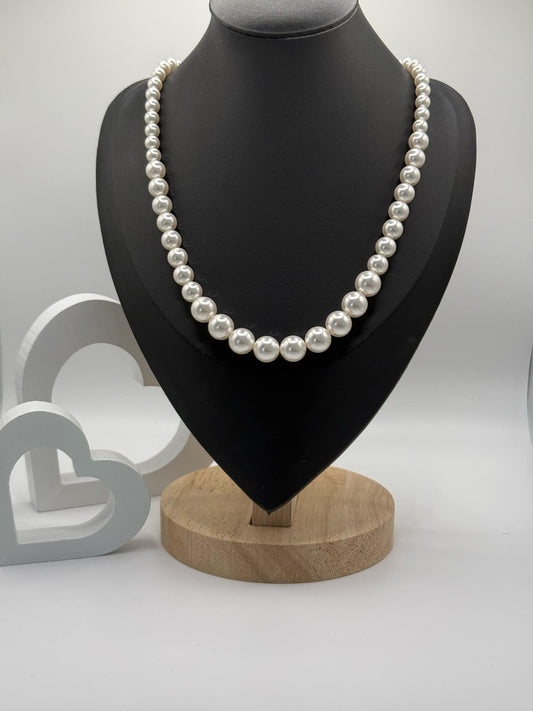 Collier de perles Swarovski dégradées